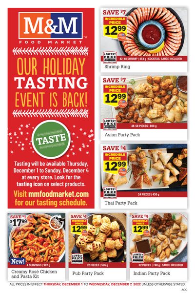 M&M Food Market (ON) Flyer December 1 to 7