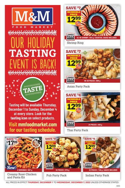 M&M Food Market (Atlantic & West) Flyer December 1 to 7