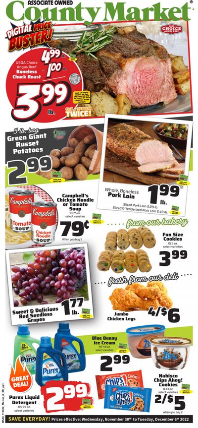 County Market (IL, IN, MO) Weekly Ad Flyer Specials November 30 to December 6, 2022