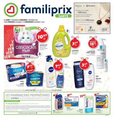 Familiprix Sante Flyer December 1 to 7