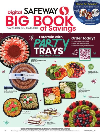 Safeway (CO) Weekly Ad Flyer Specials November 28 to January 1, 2023