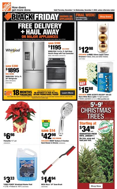 Home Depot (BC) Flyer December 1 to 7