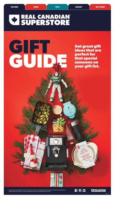 Real Canadian Superstore (West) Gift Guide December 1 to 21