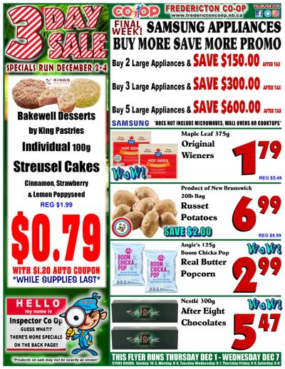 Fredericton Co-op Flyer December 1 to 7