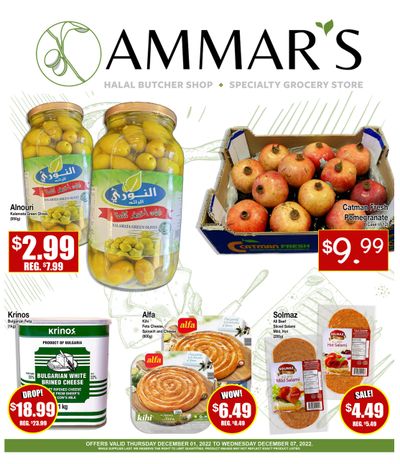 Ammar's Halal Meats Flyer December 1 to 7