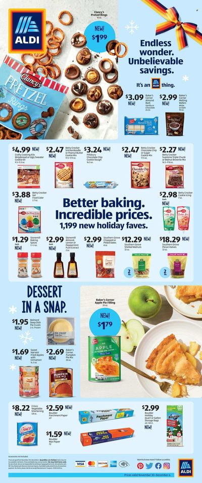 ALDI Weekly Ad Flyer Specials November 30 to December 6, 2022