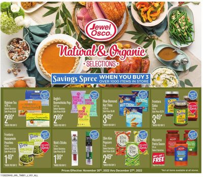 Jewel Osco (IN) Weekly Ad Flyer Specials November 30 to December 27, 2022