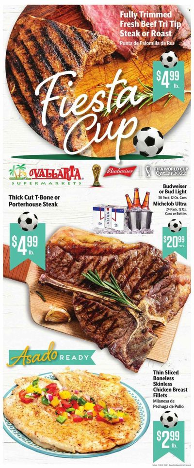 Vallarta (CA) Weekly Ad Flyer Specials November 30 to December 6, 2022