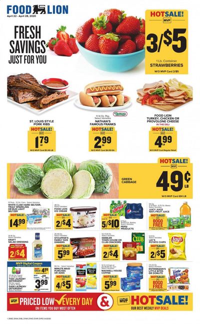 Food Lion Weekly Ad & Flyer April 22 to 28