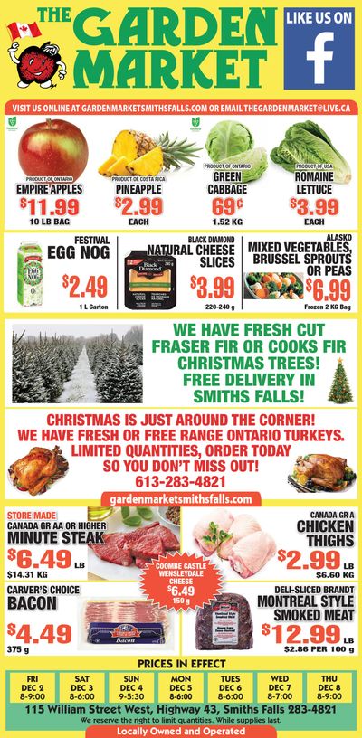 The Garden Market Flyer December 2 to 8
