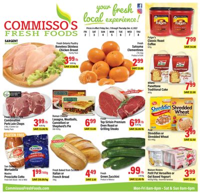 Commisso's Fresh Foods Flyer December 2 to 8