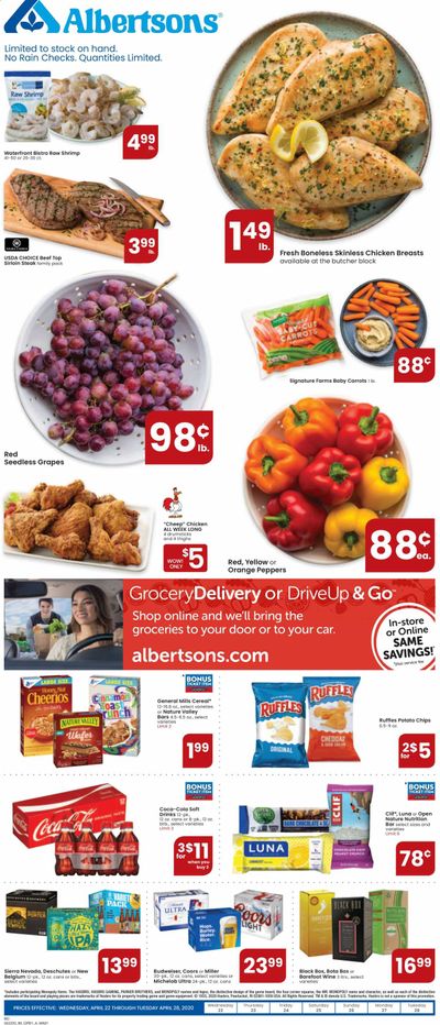 Albertsons Weekly Ad & Flyer April 22 to 28
