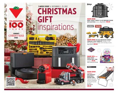 Canadian Tire Christmas Gift Inspirations Flyer December 2 to 25
