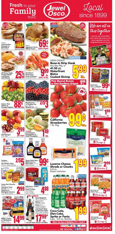 Jewel Osco Weekly Ad & Flyer April 22 to 28