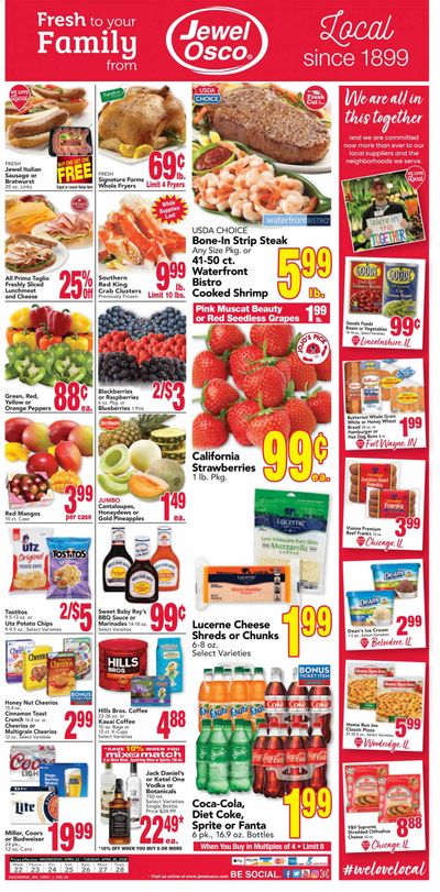 Jewel Osco Weekly Ad & Flyer April 22 to 28