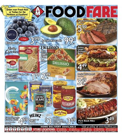 Food Fare Flyer December 3 to 9