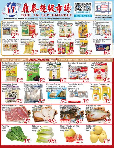 Tone Tai Supermarket Flyer December 2 to 8