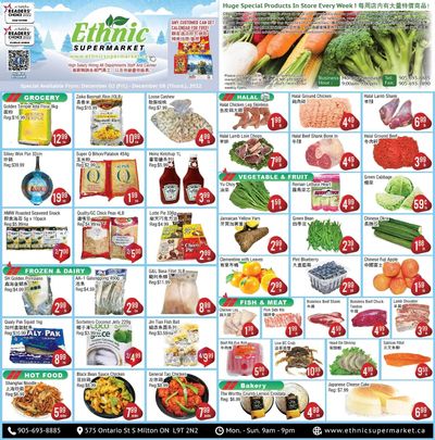 Ethnic Supermarket (Milton) Flyer December 2 to 8