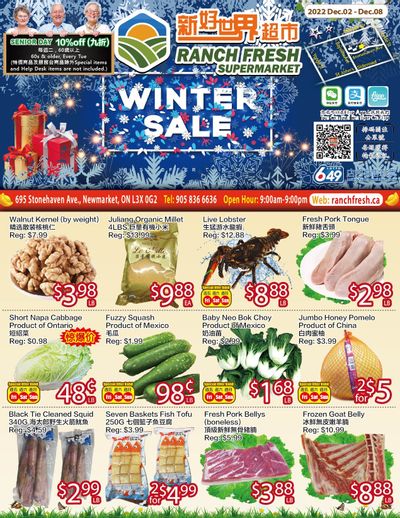 Ranch Fresh Supermarket Flyer December 2 to 8