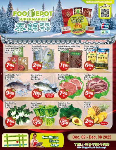 Food Depot Supermarket Flyer December 2 to 8