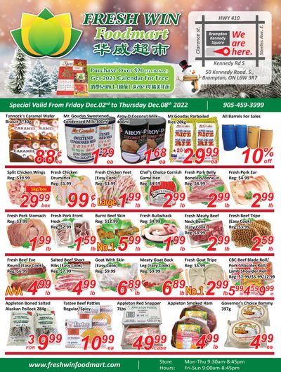 Fresh Win Foodmart Flyer December 2 to 8