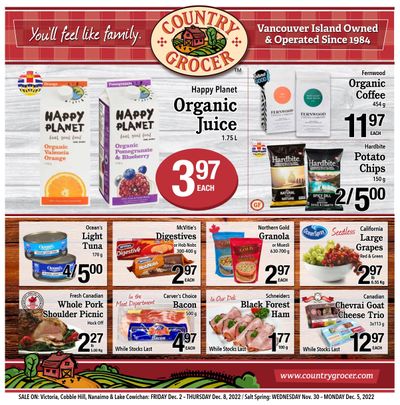 Country Grocer Flyer December 2 to 8