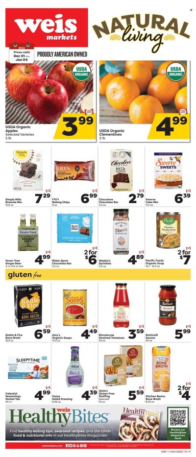 Weis (MD, NY, PA) Weekly Ad Flyer Specials December 1 to January 4, 2023