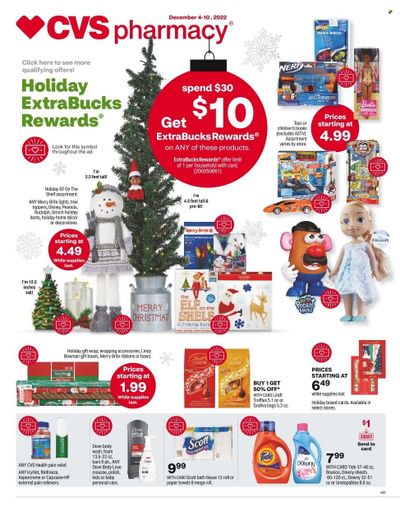 CVS Pharmacy Weekly Ad Flyer Specials December 4 to December 10, 2022