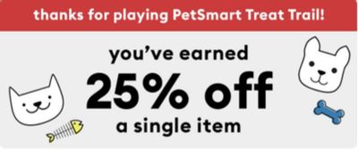 PetSmart Canada Deals Coupons: 25% off coupon In-Store