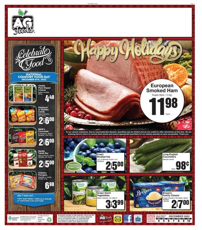AG Foods Flyer December 4 to 10