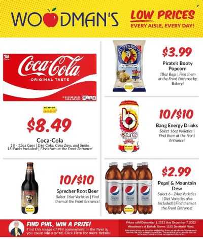 Woodman's Markets (IL, WI) Weekly Ad Flyer Specials December 1 to December 7, 2022