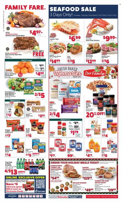 Family Fare (MI) Weekly Ad Flyer Specials December 4 to December 10, 2022