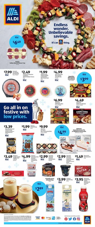ALDI Weekly Ad Flyer Specials November 30 to December 6, 2022