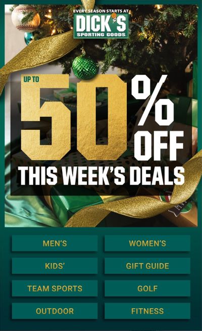 DICK'S Weekly Ad Flyer Specials December 4 to December 10, 2022