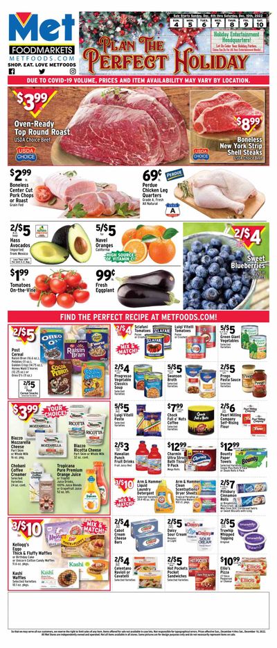Met Foodmarkets Weekly Ad Flyer Specials December 4 to December 10, 2022