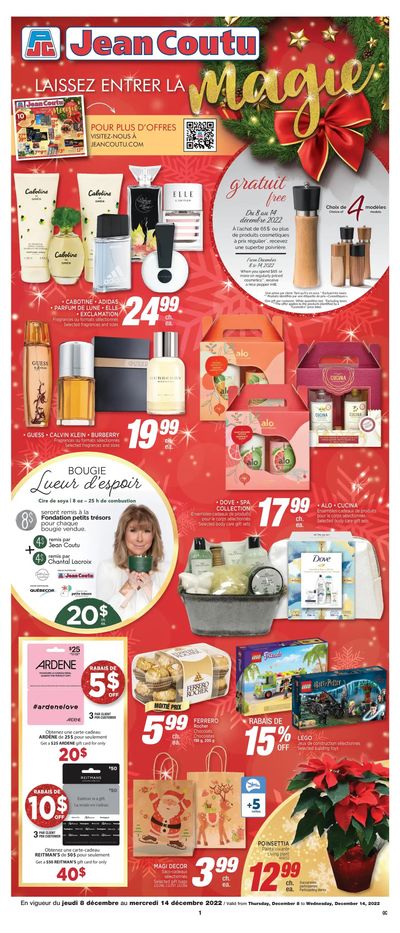 Jean Coutu (QC) Flyer December 8 to 14