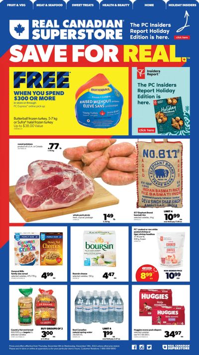 Real Canadian Superstore (West) Flyer December 8 to 14