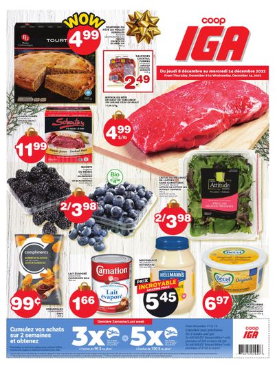 Coop IGA Flyer December 8 to 14