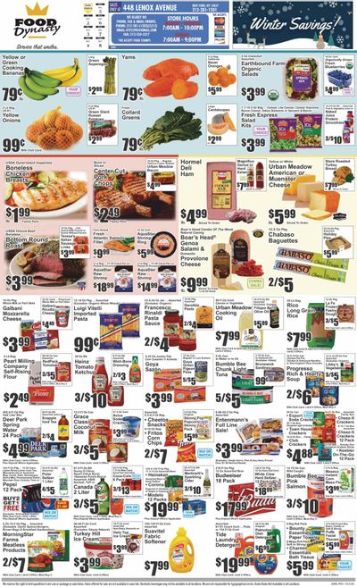Food Dynasty (NY) Weekly Ad Flyer Specials December 2 to December 8, 2022
