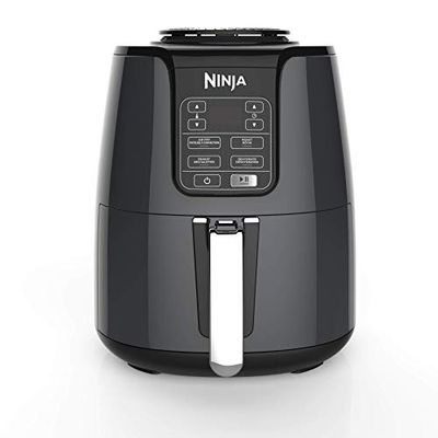 NINJA AF101C, Air Fryer, 3.8L Less Oil Electric Air Frying, Equipped with Crisper Plate + Multi-Layer Rack + Non Stick Basket, Programmable Control Panel, Black, 1550W, (Canadian Version) $99 (Reg $129.99)
