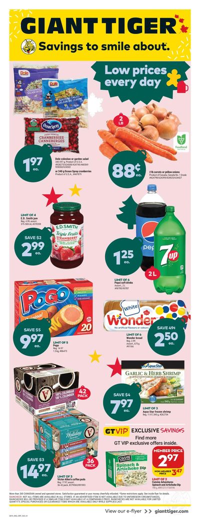 Giant Tiger (ON) Flyer December 7 to 13