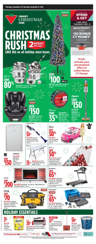 Canadian Tire (West) Flyer December 8 to 15
