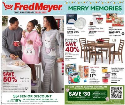 Fred Meyer Weekly Ad Flyer Specials December 7 to December 13, 2022