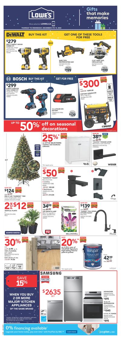 Lowe's (West) Flyer December 8 to 14