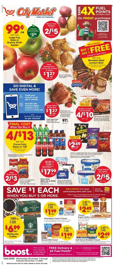 City Market (CO, UT, WY) Weekly Ad Flyer Specials December 7 to December 13, 2022