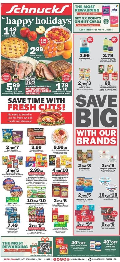 Schnucks (IA, IL, IN, MO) Weekly Ad Flyer Specials December 7 to December 13, 2022