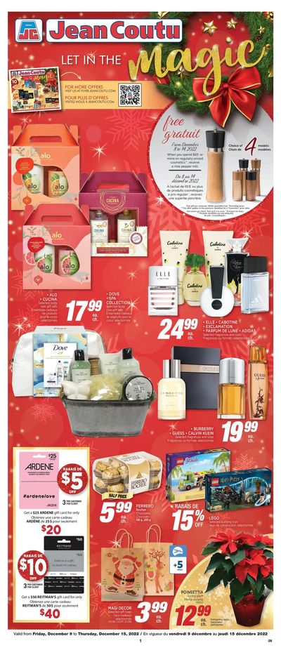 Jean Coutu (ON) Flyer December 9 to 15