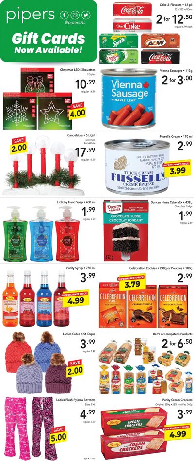 Pipers Superstore Flyer December 8 to 14
