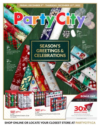Party City Flyer December 9 to 15