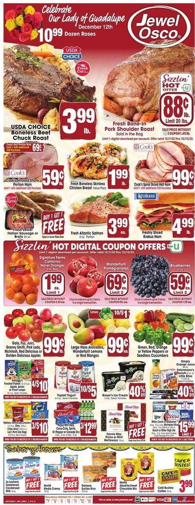 Jewel Osco (IL) Weekly Ad Flyer Specials December 7 to December 13, 2022